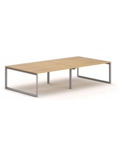Bureau Bench  4 postes vis...