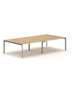 Bureau Bench  4 postes vis...