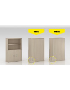 Armoire ouverte - Portes...