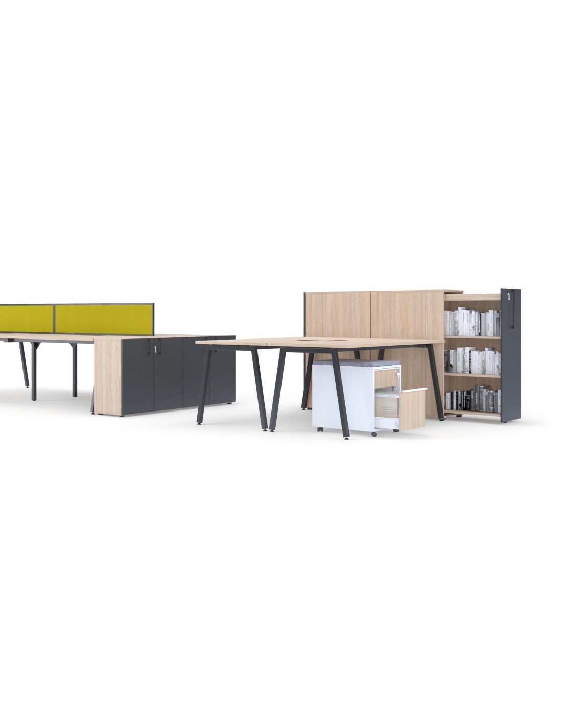 Bureau plan droit 140 x 80 cm - Destockage - Destockage bureau