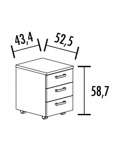 Caisson à roulettes 3... 2
